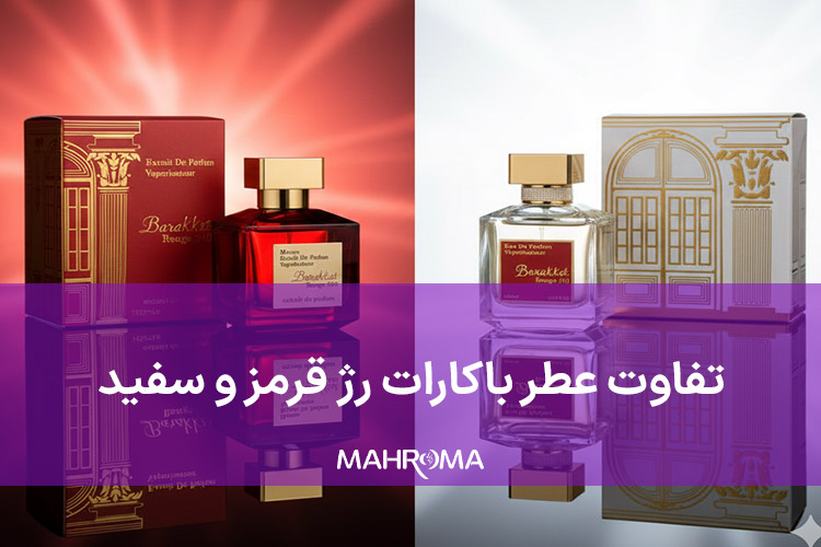 تفاوت ادکلن باکارات رژ سفید و باکارات رژ قرمز
